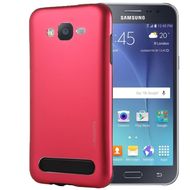 For Galaxy J7 / J700 MOTOMO Armor Metal + TPU Protective Case
