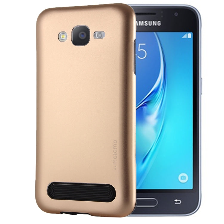 For Galaxy J1 / J100 MOTOMO Armor Metal + TPU Protective Case