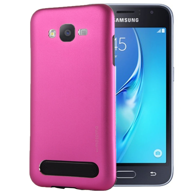 For Galaxy J1 / J100 MOTOMO Armor Metal + TPU Protective Case