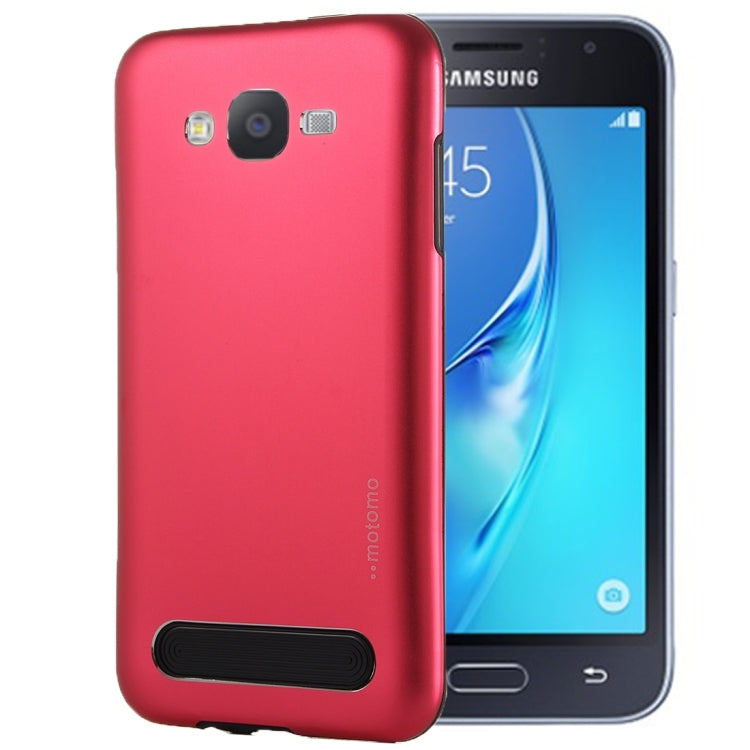 For Galaxy J1 / J100 MOTOMO Armor Metal + TPU Protective Case