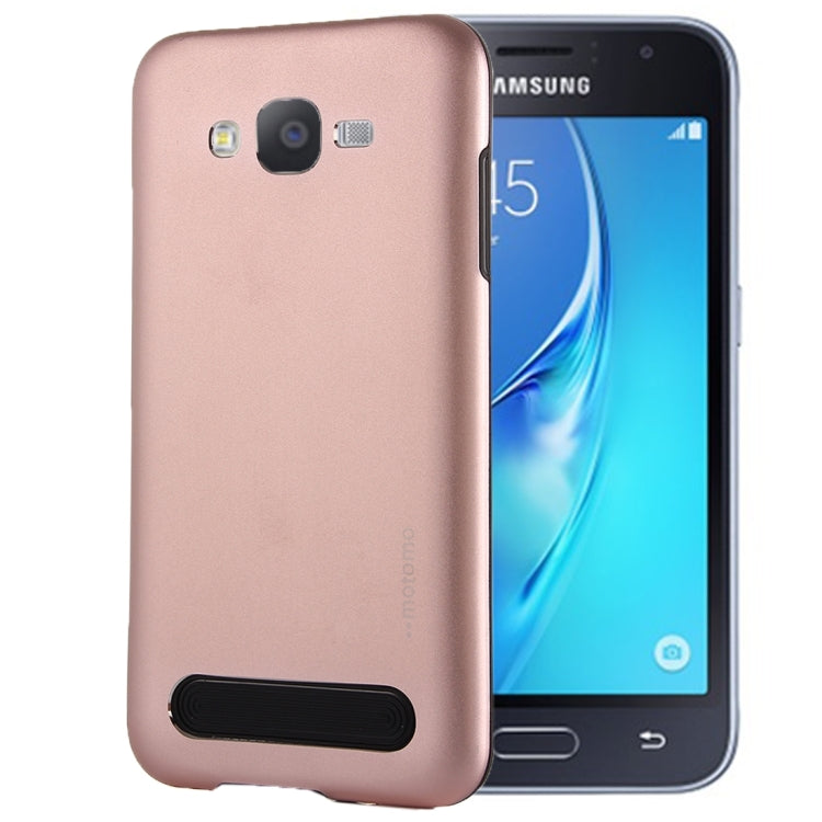 For Galaxy J1 / J100 MOTOMO Armor Metal + TPU Protective Case