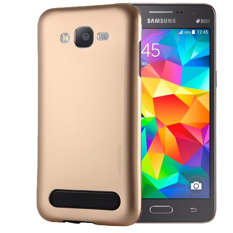 For Galaxy Grand Prime / G530 MOTOMO Armor Metal + TPU Protective Case