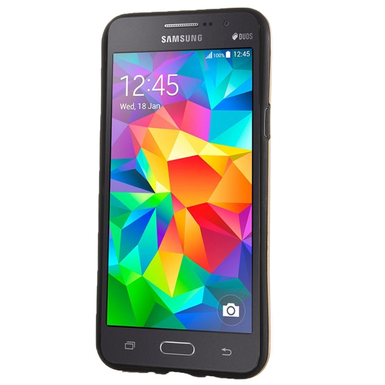 For Galaxy Grand Prime / G530 MOTOMO Armor Metal + TPU Protective Case