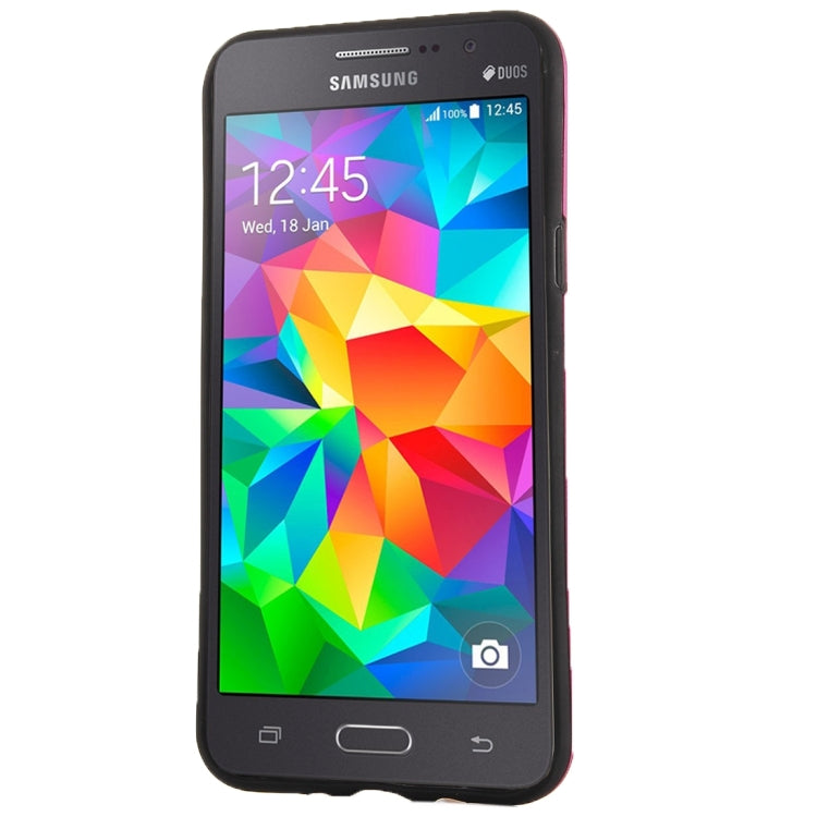 For Galaxy Grand Prime / G530 MOTOMO Armor Metal + TPU Protective Case