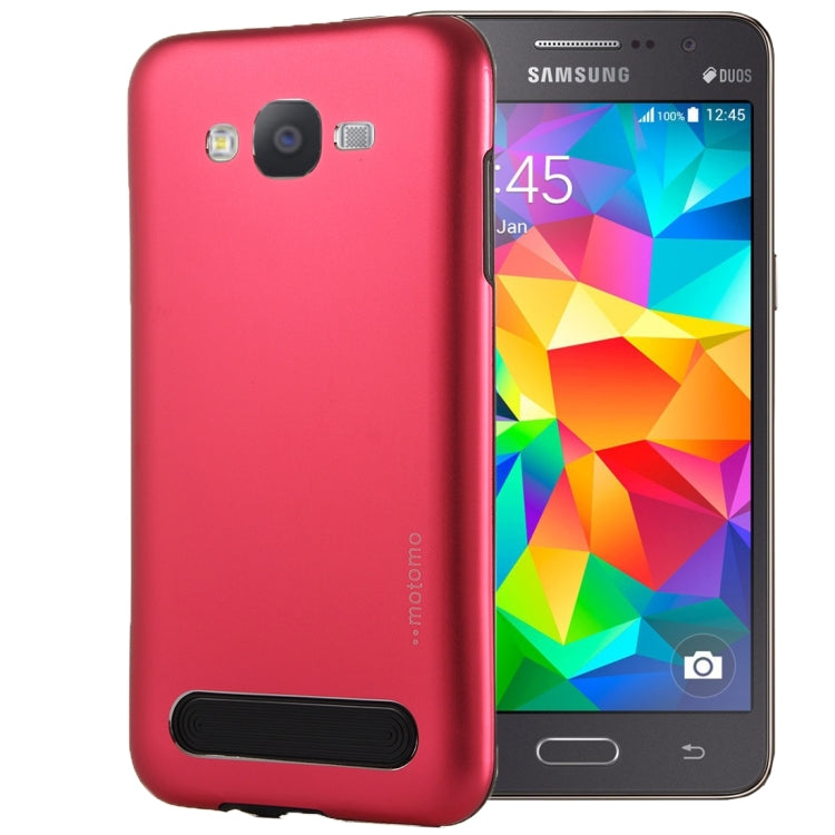 For Galaxy Grand Prime / G530 MOTOMO Armor Metal + TPU Protective Case