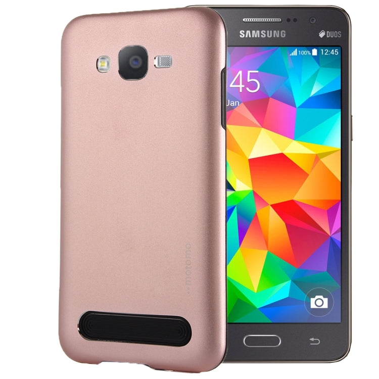 For Galaxy Grand Prime / G530 MOTOMO Armor Metal + TPU Protective Case