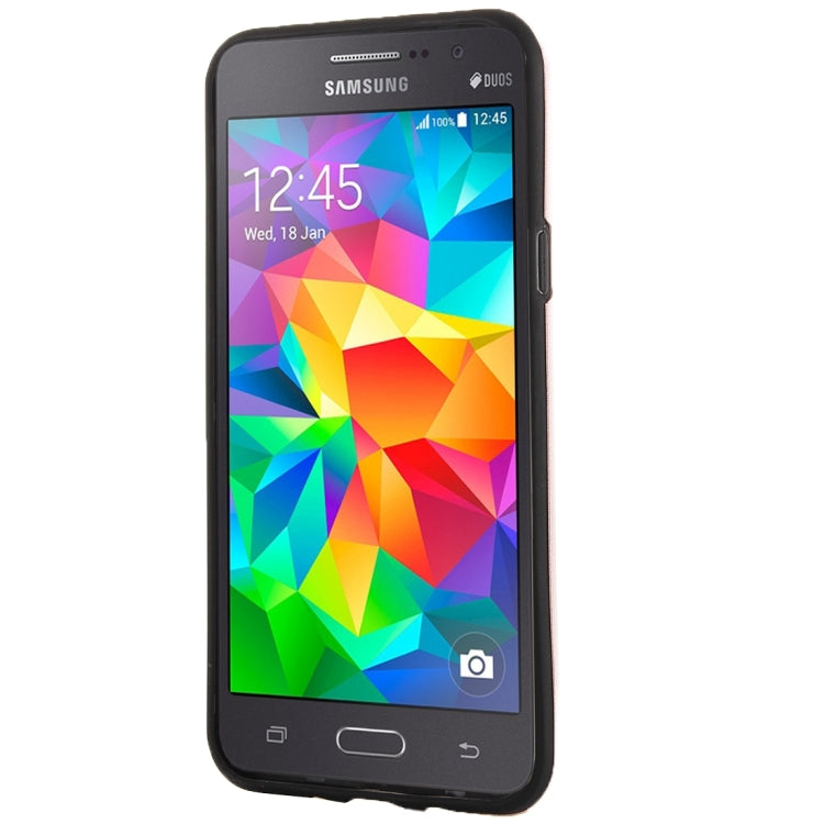 For Galaxy Grand Prime / G530 MOTOMO Armor Metal + TPU Protective Case