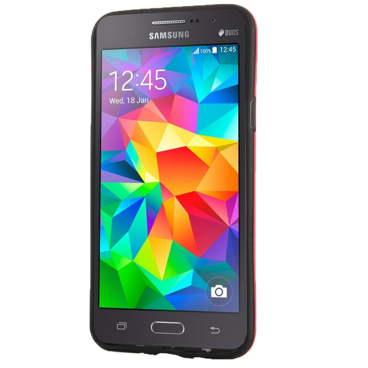 For Galaxy Grand Prime / G530 MOTOMO Armor Metal + TPU Protective Case