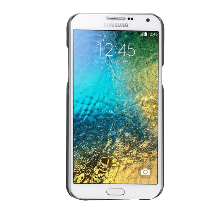 For Galaxy E5 / E500 Heat Radiation Design Armor Metal + PC Protective Case