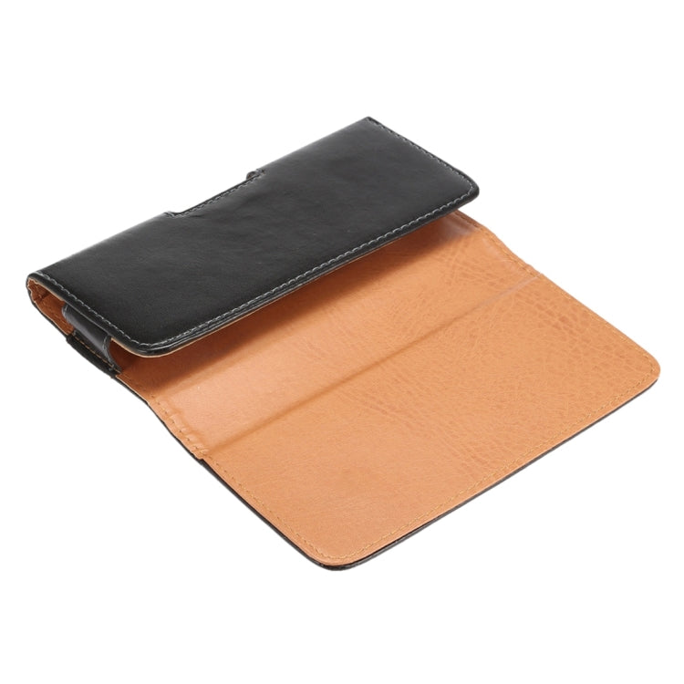 For Galaxy S7 Edge / G935 & S6 Edge / G925 Lambskin Texture Vertical Flip Leather Case of Waist Bag with Rotatable Back Splint (Black)