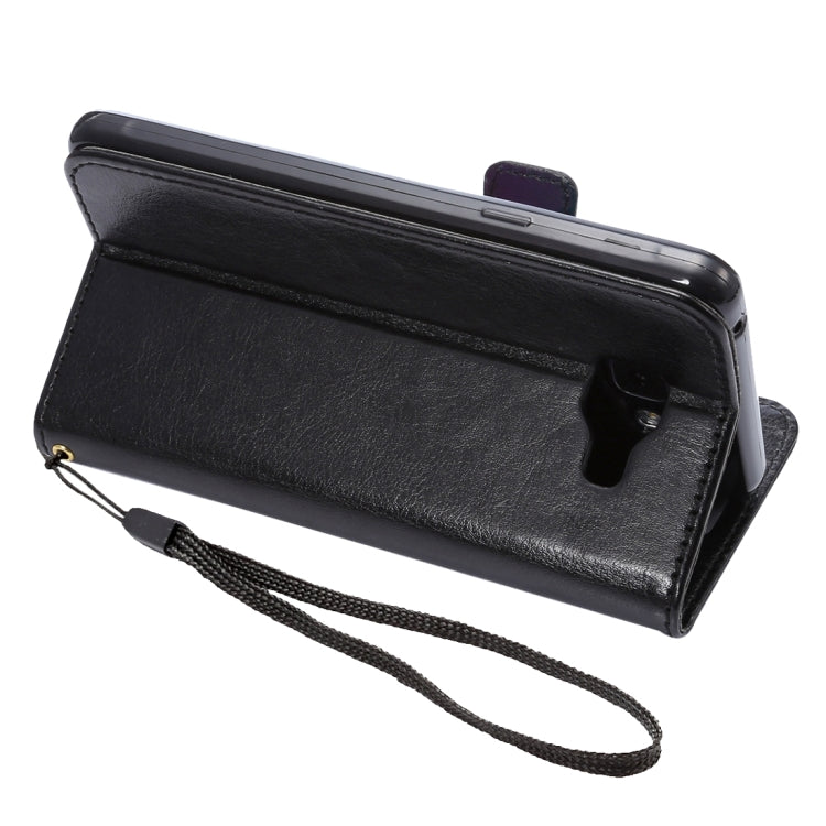 For Galaxy A3(2016) / A310 Lambskin Texture Printing Horizontal Flip Leather Case with Holder & Card Slots & Lanyard
