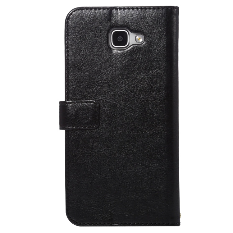 For Galaxy A5(2016) / A510 Lambskin Texture Printing Horizontal Flip Leather Case with Holder & Card Slots & Lanyard