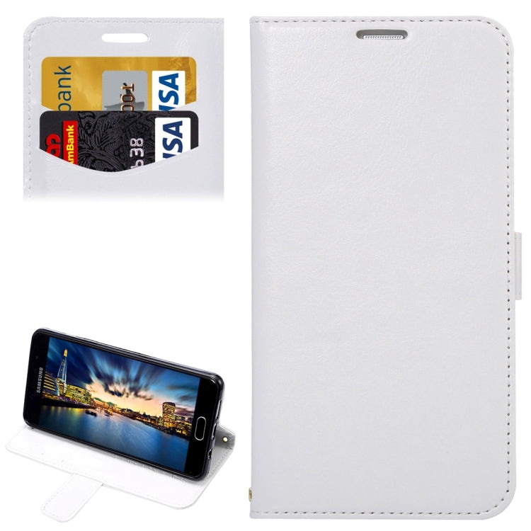 For Galaxy A5(2016) / A510 Lambskin Texture Printing Horizontal Flip Leather Case with Holder & Card Slots & Lanyard