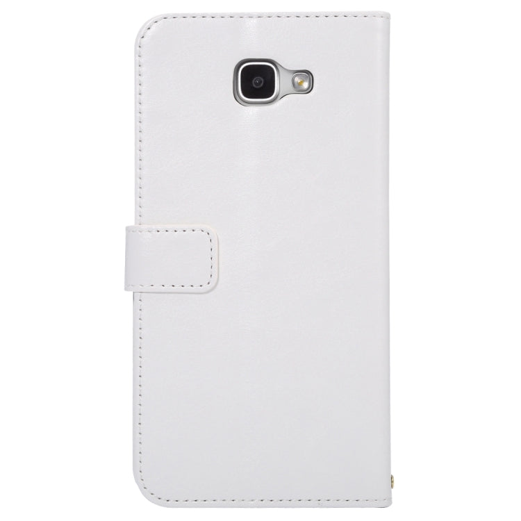 For Galaxy A5(2016) / A510 Lambskin Texture Printing Horizontal Flip Leather Case with Holder & Card Slots & Lanyard