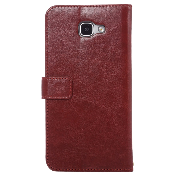 For Galaxy A5(2016) / A510 Lambskin Texture Printing Horizontal Flip Leather Case with Holder & Card Slots & Lanyard