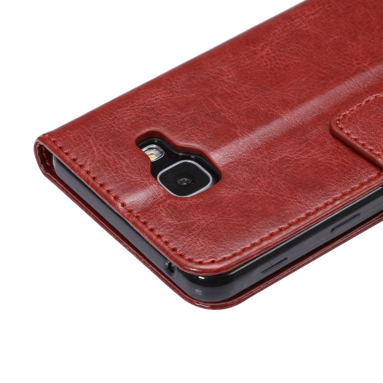For Galaxy A5(2016) / A510 Lambskin Texture Printing Horizontal Flip Leather Case with Holder & Card Slots & Lanyard