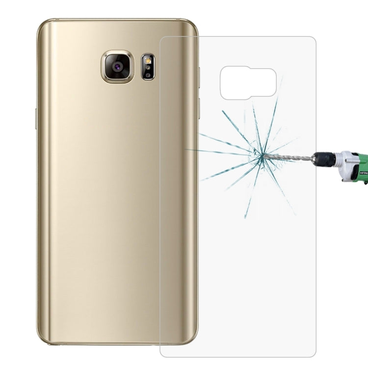2 PCS 0.26mm 9H Surface Hardness 2.5D Explosion-proof Back Tempered Glass Film for Galaxy Note 5 / N920