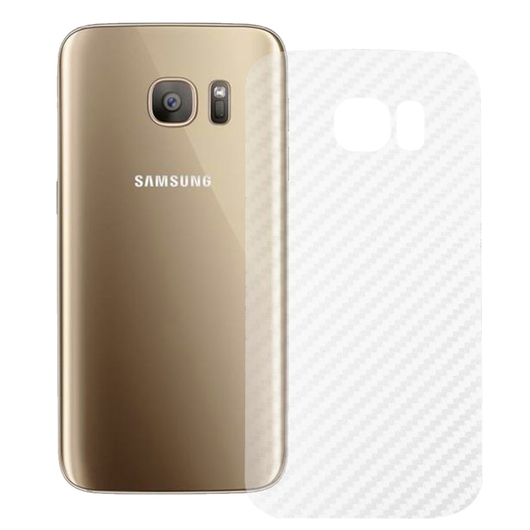 Ultrathin Diagonal Stripes Carbon Fibre Back Screen Protector for Galaxy S7 / G930