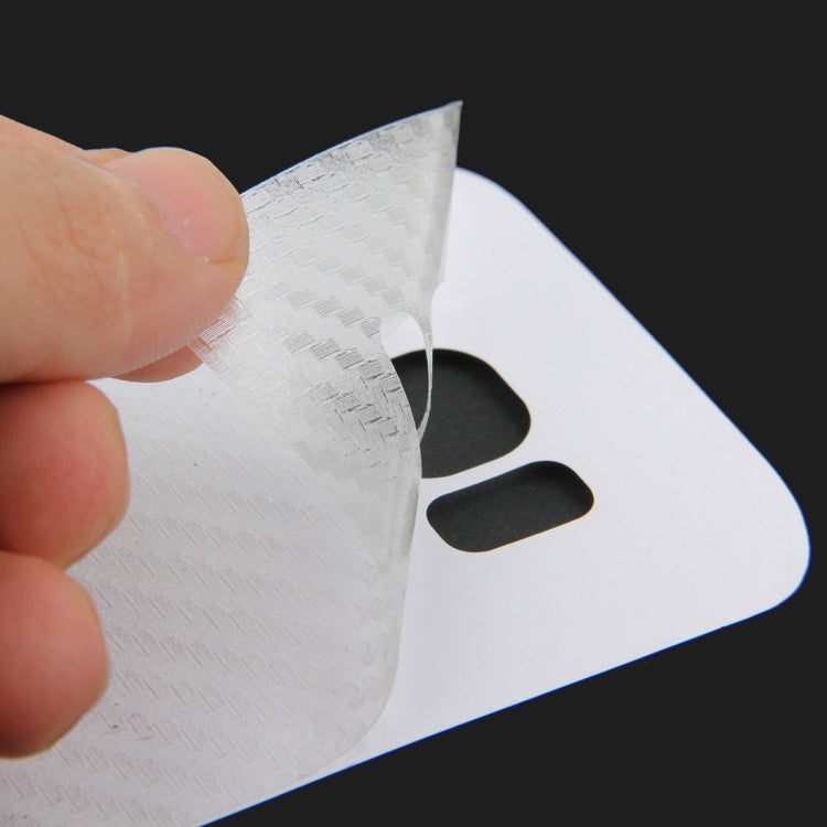 Ultrathin Diagonal Stripes Carbon Fibre Back Screen Protector for Galaxy S7 / G930