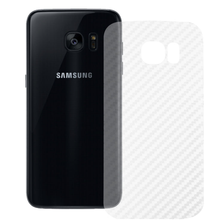 Ultrathin Diagonal Stripes Carbon Fibre Back Screen Protector for Galaxy S7 Edge / G935