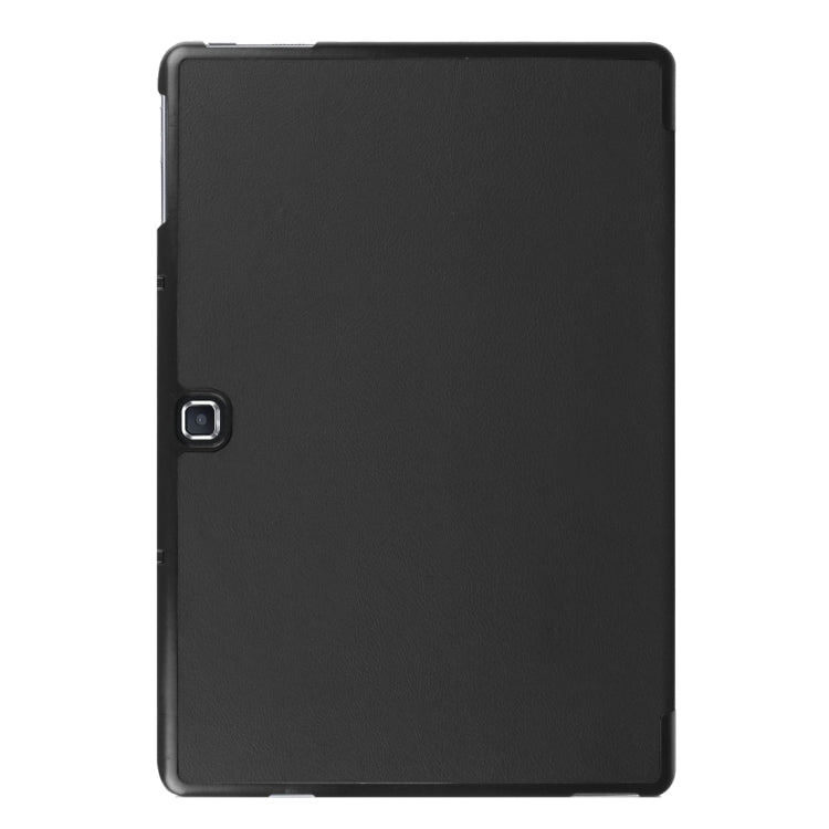3-folding Custer Texture Horizontal Flip Leather Case with Holder for Galaxy TabPro S