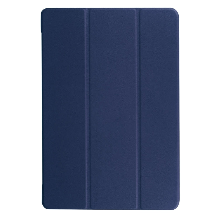 3-folding Custer Texture Horizontal Flip Leather Case with Holder for Galaxy TabPro S