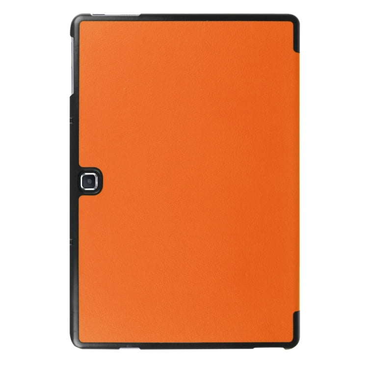 3-folding Custer Texture Horizontal Flip Leather Case with Holder for Galaxy TabPro S