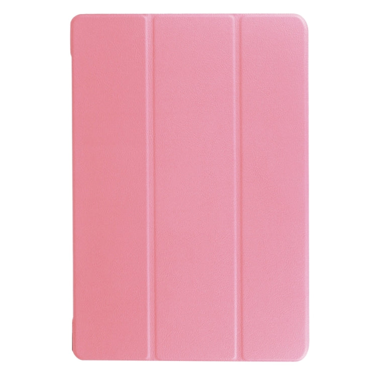 3-folding Custer Texture Horizontal Flip Leather Case with Holder for Galaxy TabPro S
