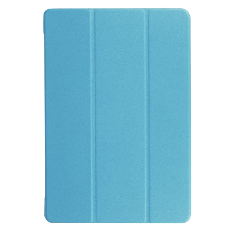 3-folding Custer Texture Horizontal Flip Leather Case with Holder for Galaxy TabPro S
