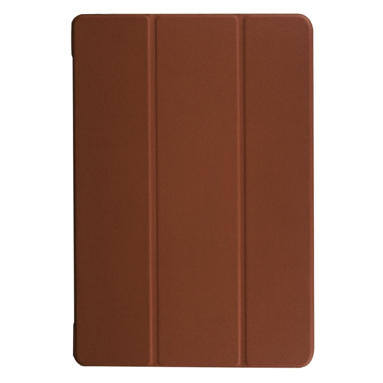 3-folding Custer Texture Horizontal Flip Leather Case with Holder for Galaxy TabPro S