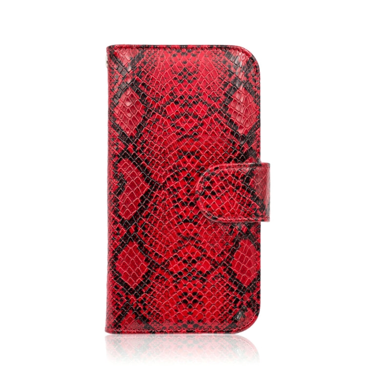 For Galaxy S7 / G930 Snakeskin Texture Horizontal Flip Leather Case with Wallet & Holder & Card Slots