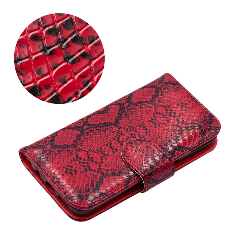For Galaxy S7 / G930 Snakeskin Texture Horizontal Flip Leather Case with Wallet & Holder & Card Slots