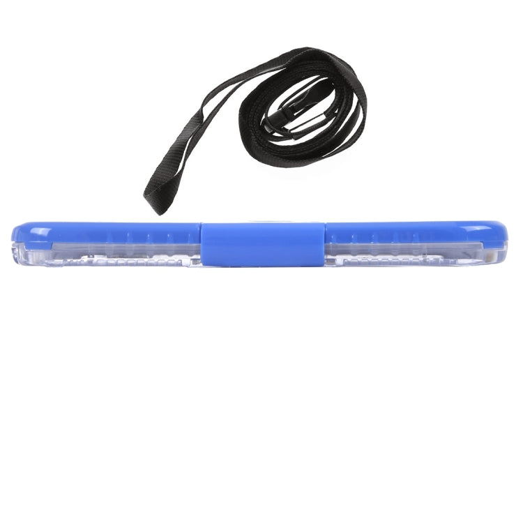 For Galaxy S7 / G930 IPX8 Plastic + Silicone Transparent Waterproof Protective Case with Lanyard