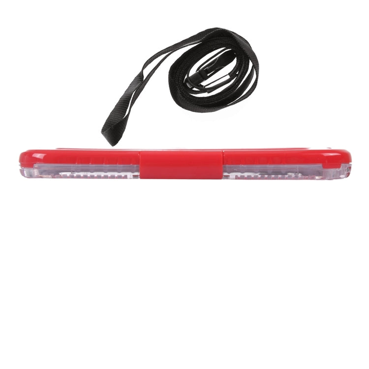 For Galaxy S7 / G930 IPX8 Plastic + Silicone Transparent Waterproof Protective Case with Lanyard