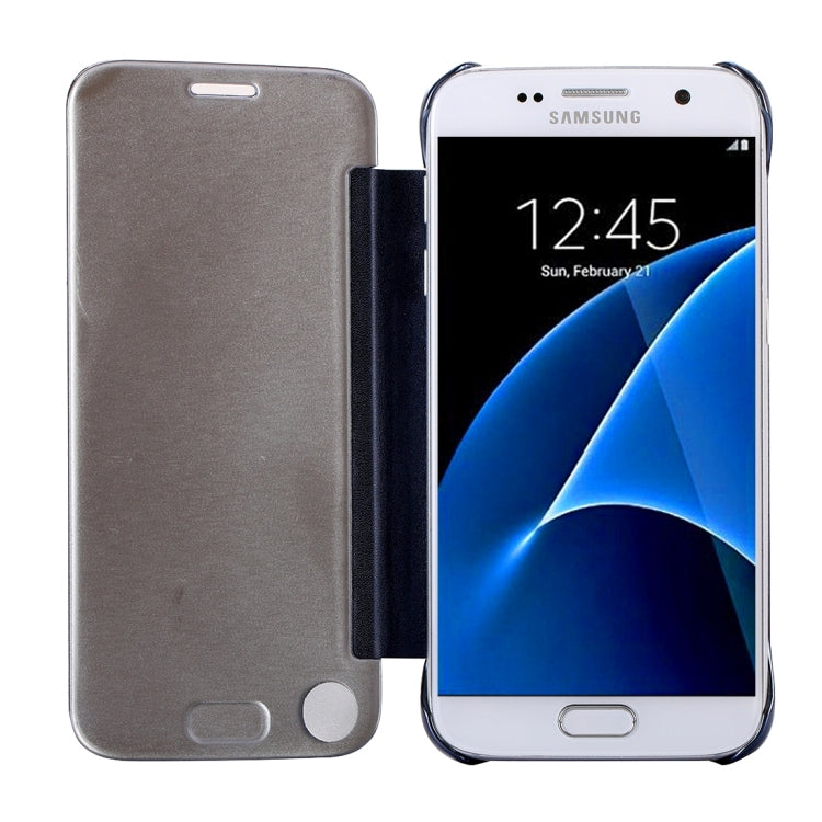 For Galaxy S7 / G930 Acrylic Mirror + TPU Protective Case with Sleep / Wake-up Function