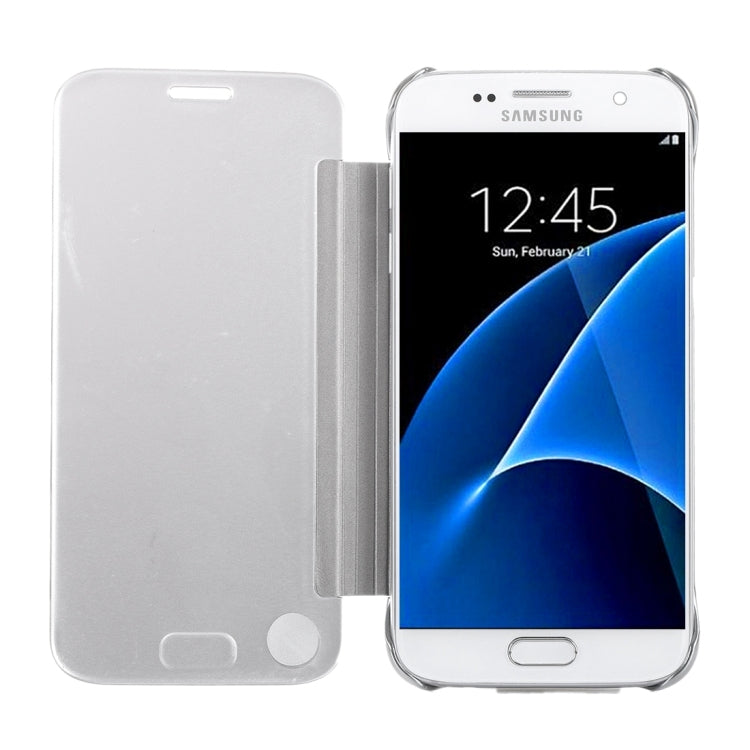 For Galaxy S7 / G930 Acrylic Mirror + TPU Protective Case with Sleep / Wake-up Function
