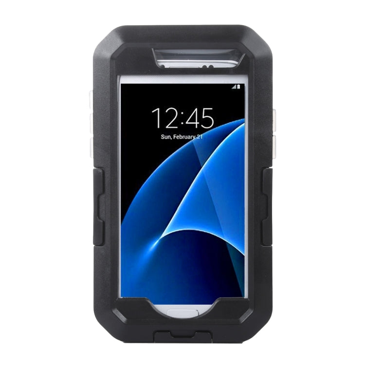 For Galaxy S7 / G930 IPX8 Plastic + Silicone Waterproof Protective Case with Bike Holder