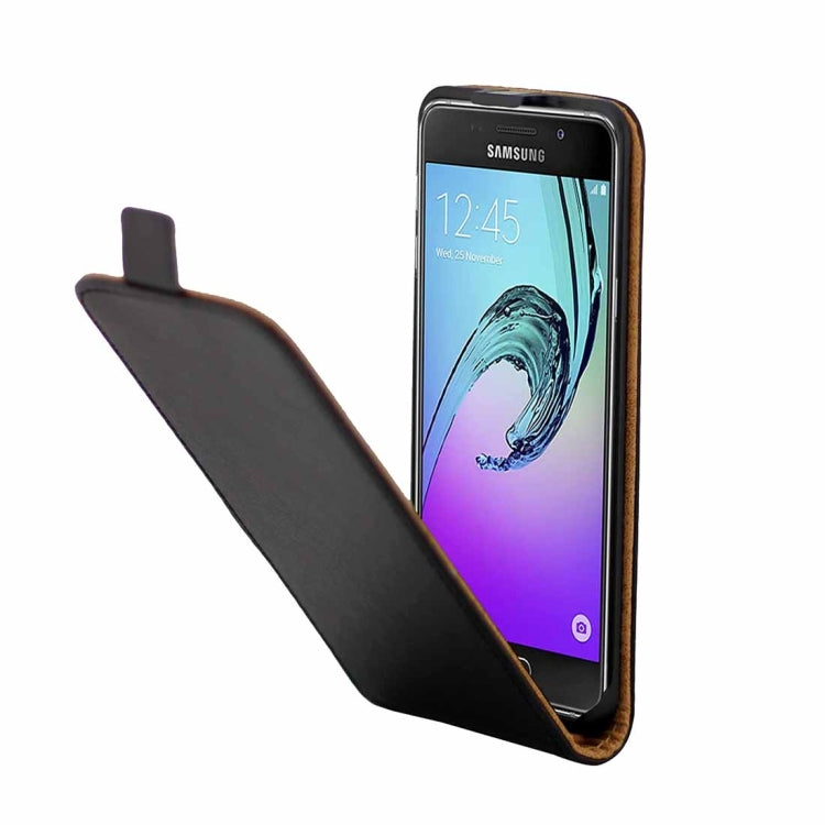 for Galaxy A3(2016) / A310 Vertical Flip Leather Case Waist Bag with Magnetic Buckle(Black)