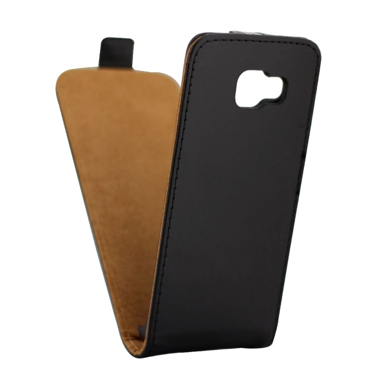 for Galaxy A3(2016) / A310 Vertical Flip Leather Case Waist Bag with Magnetic Buckle(Black)