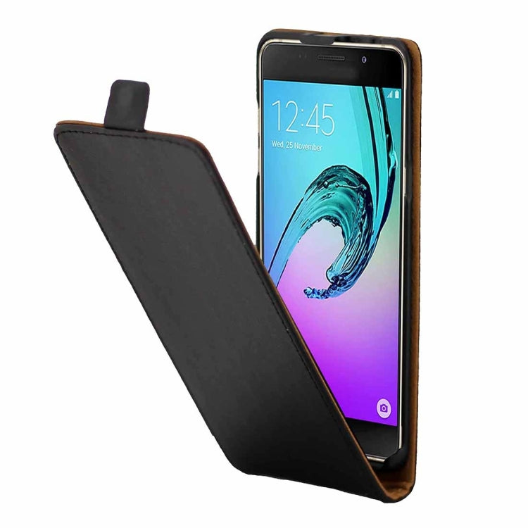 for Galaxy A5(2016) / A510 Vertical Flip Leather Case Waist Bag with Magnetic Buckle(Black)