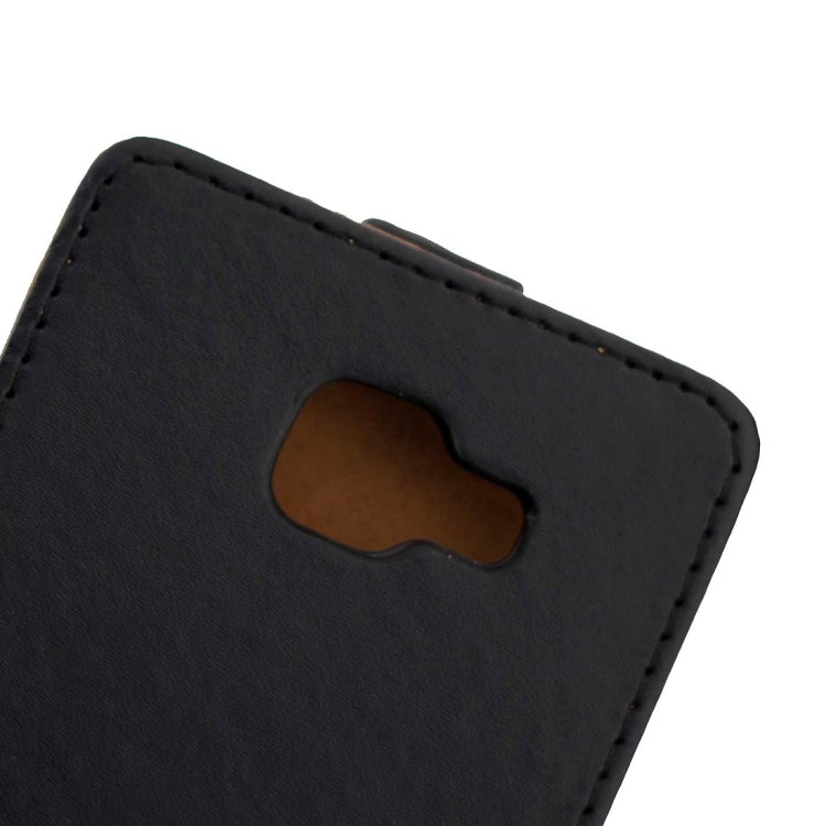 for Galaxy A7(2016) / A710 Vertical Flip Leather Case Waist Bag with Magnetic Buckle(Black)