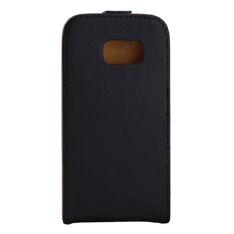 For Galaxy S7 / G930 Vertical Flip Leather Case Waist Bag with Magnetic Buckle(Black)
