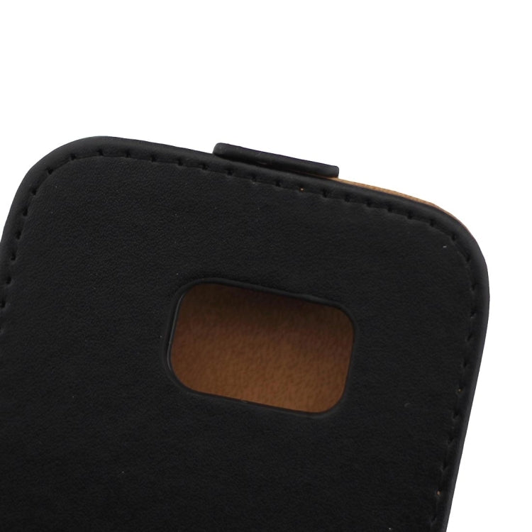 For Galaxy S7 / G930 Vertical Flip Leather Case Waist Bag with Magnetic Buckle(Black)