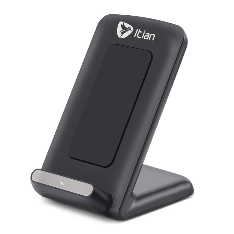 Itian A18-5W Qi Standard Wireless Stand Charger, For iPhone 8 / 8 Plus / X &  Galaxy S7 Edge / S7 / S6 / S6 edge / S6 edge + / Note 5(Black)