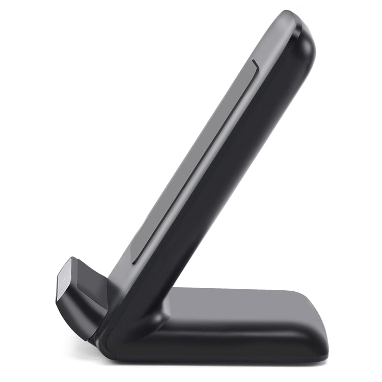 Itian A18-10W Qi Standard Wireless Stand Charger, For iPhone 8 / 8 Plus / X &  Galaxy S7 Edge / S7 / S6 / S6 edge / S6 edge + / Note 5(Black)