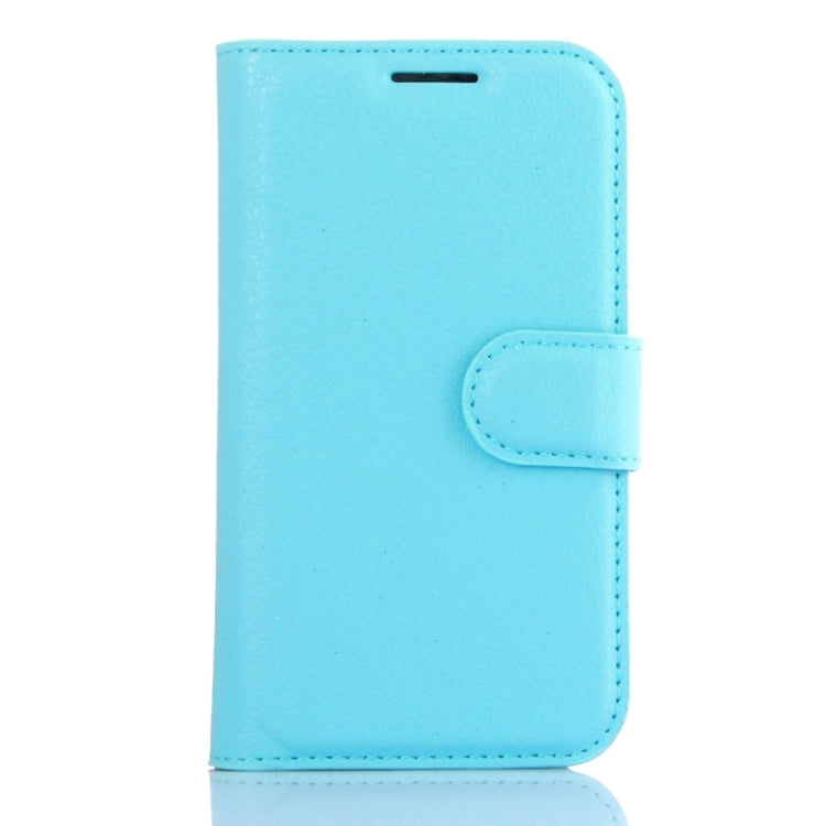 For Galaxy J1 Mini / J105 Litchi Texture Horizontal Flip Leather Case with Holder & Card Slots & Wallet
