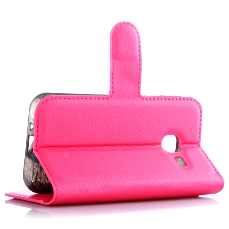 For Galaxy J1 Mini / J105 Litchi Texture Horizontal Flip Leather Case with Holder & Card Slots & Wallet