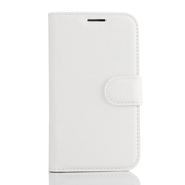 For Galaxy J1 Mini / J105 Litchi Texture Horizontal Flip Leather Case with Holder & Card Slots & Wallet