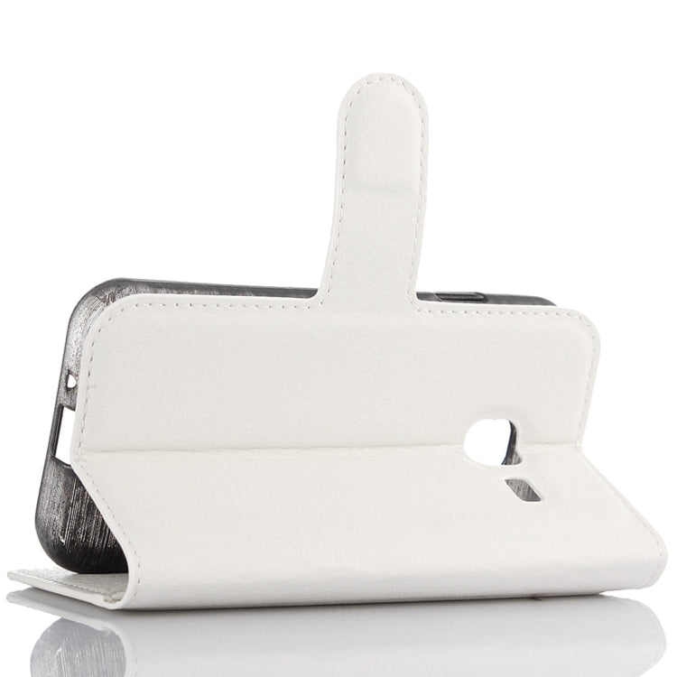 For Galaxy J1 Mini / J105 Litchi Texture Horizontal Flip Leather Case with Holder & Card Slots & Wallet
