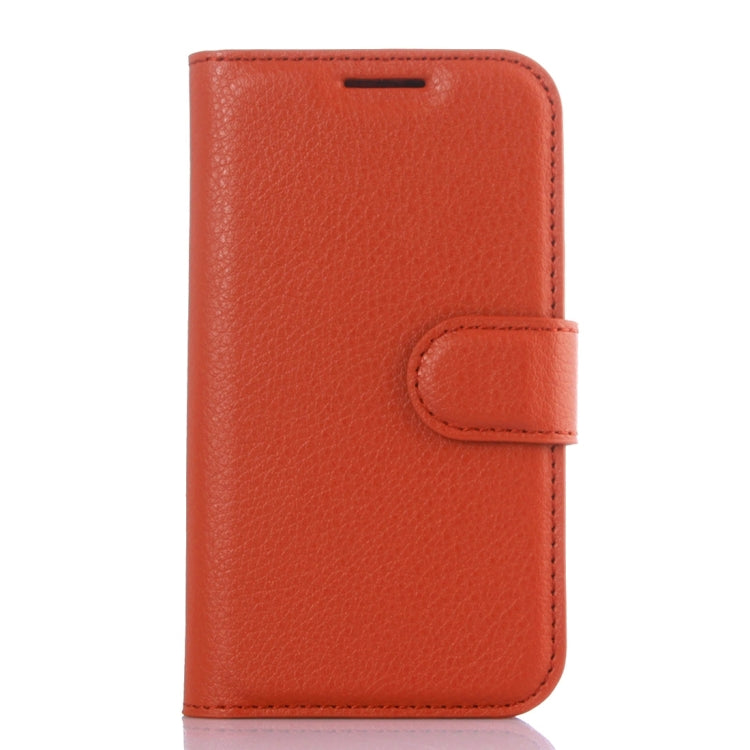 For Galaxy J1 Mini / J105 Litchi Texture Horizontal Flip Leather Case with Holder & Card Slots & Wallet
